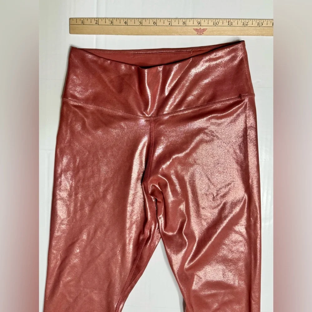 Nike Dri-Fit Icon Clash Legging Rose Gold‎ Metallic Shimmer SizeSmall (0164) A3